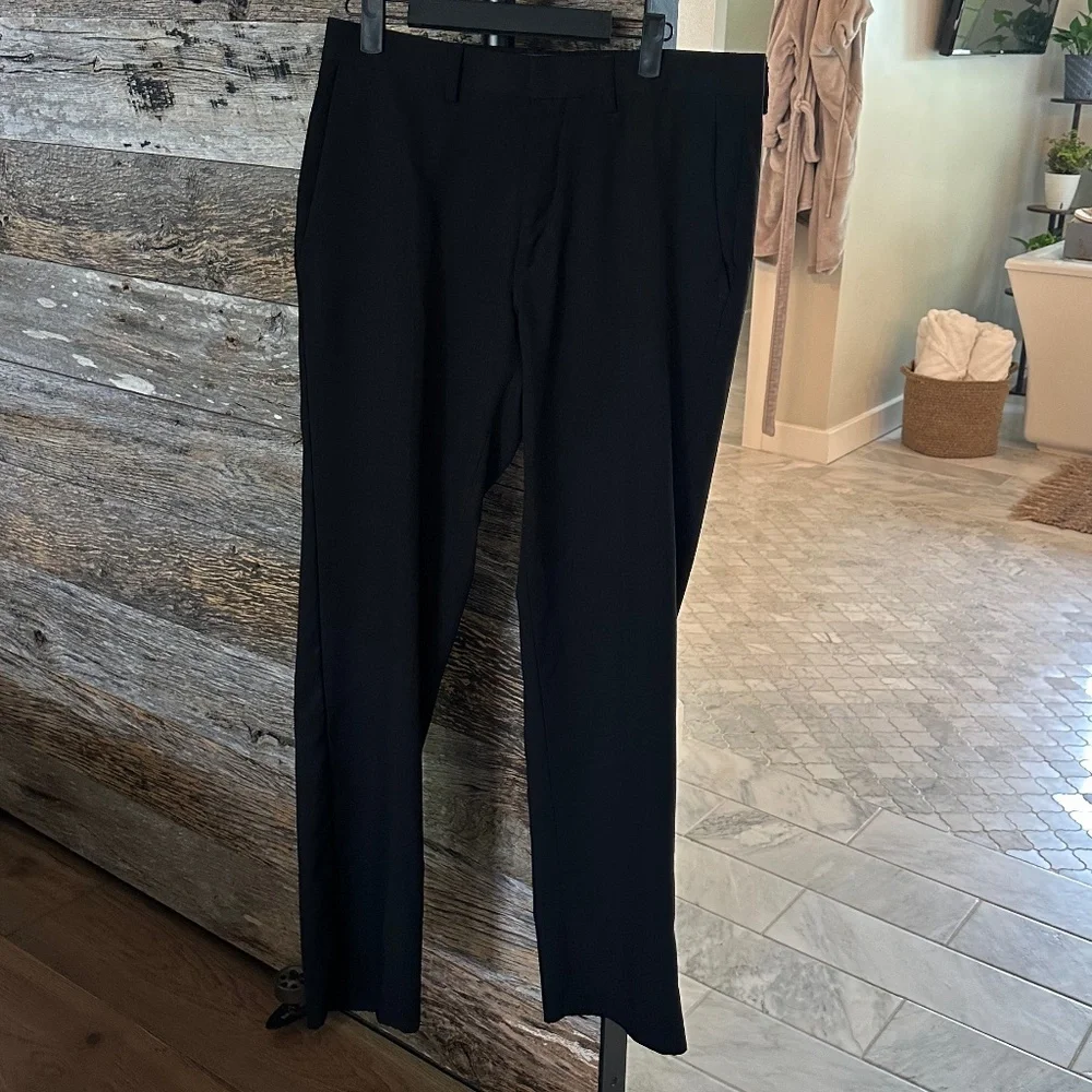 Kenneth Cole Reaction Men’s Black Dress Pants 32x32